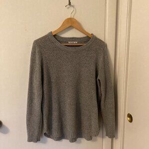 STITCH FIX: Pink Clover Grey Knit Pullover Sweater